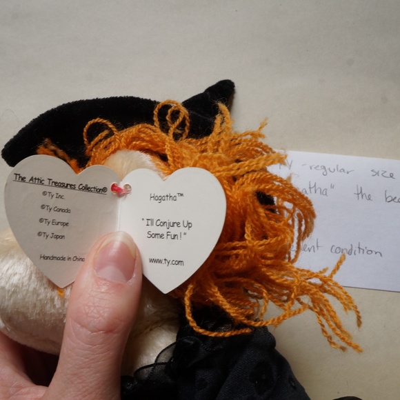TY - beanie baby - hagatha the bear (2000) - Picture 2 of 3
